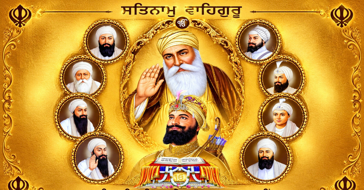 Sikh Gurus Jiwan Yatra Ate Gurbani Books